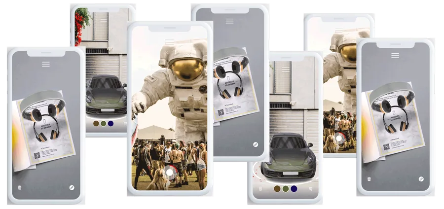 Smartphones mit AR-Content