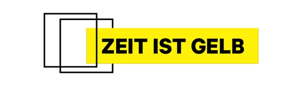 Zeit ist Gelb Logo